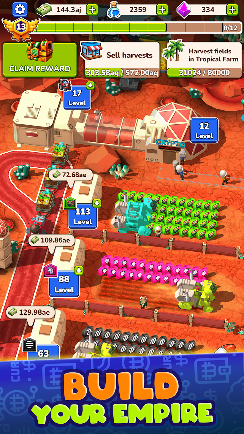 Bitcoin Farm Satoshi Empire gameplay screenshot 6