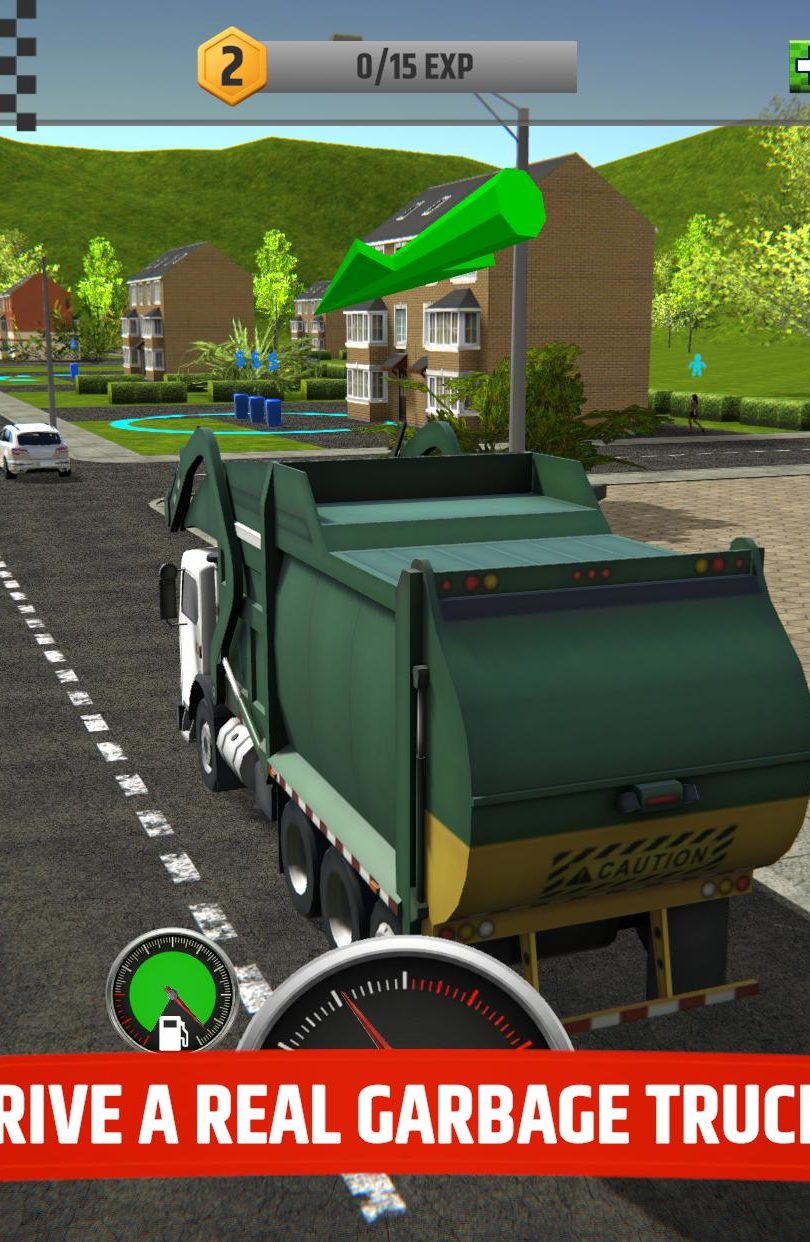 Garbage Truck Driver 3D gameplay screenshot 1