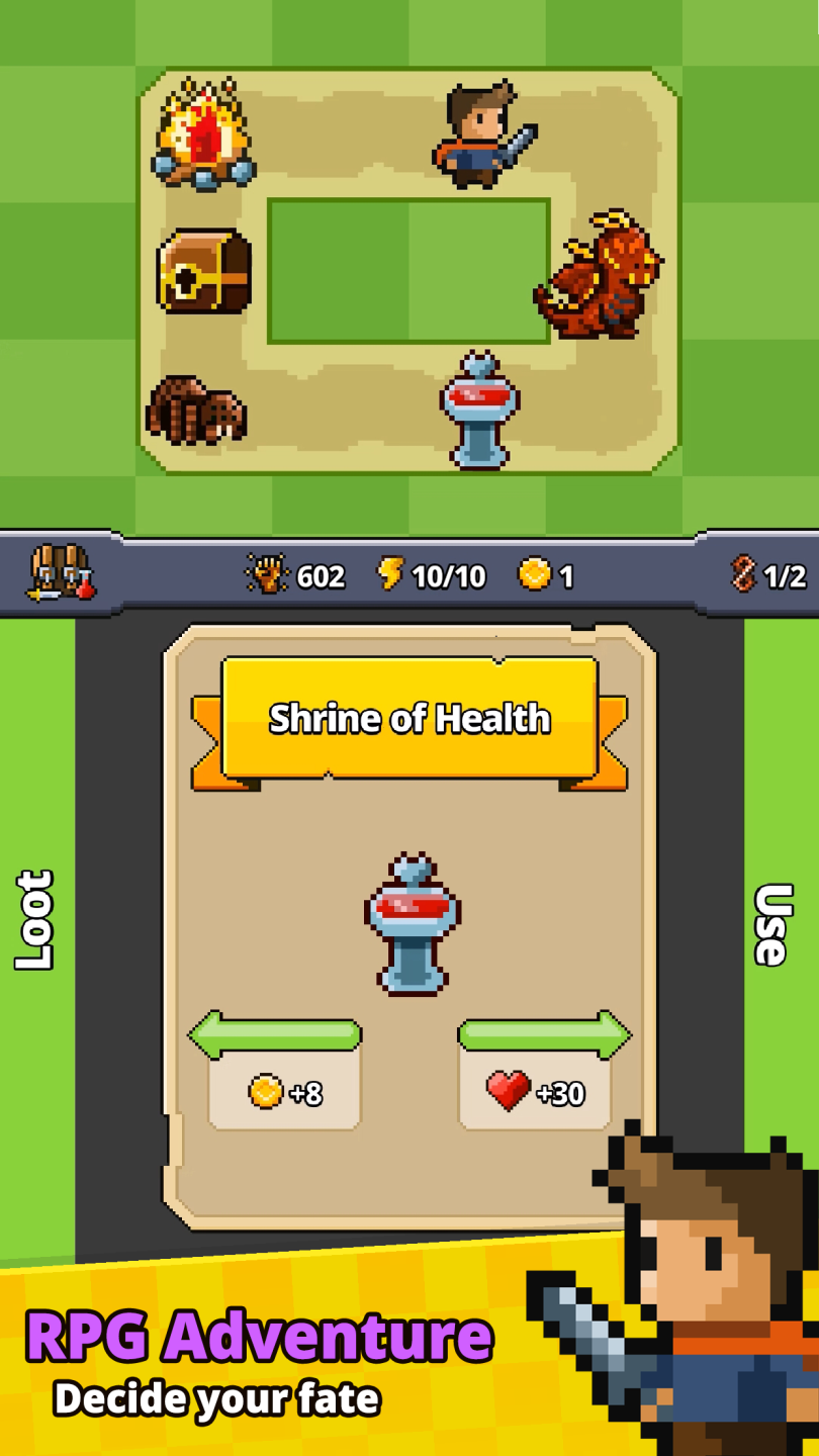 Loop Quest: Roguelike RPG gameplay screenshot 2
