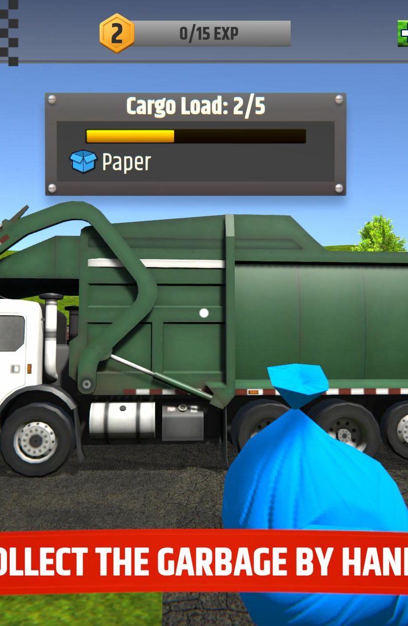 Garbage Truck Driver 3D gameplay screenshot 2