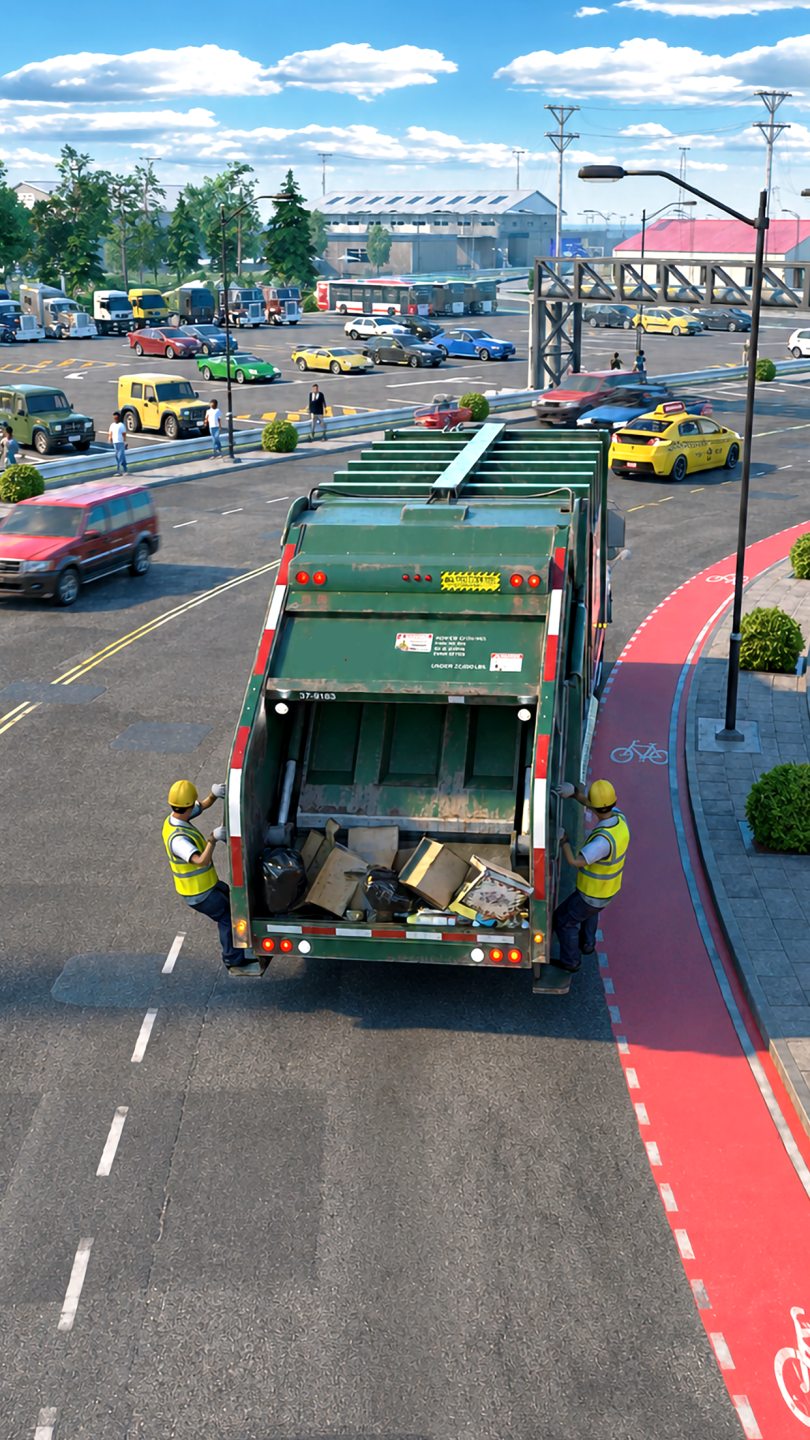 Garbage Truck Evolution gameplay screenshot 2