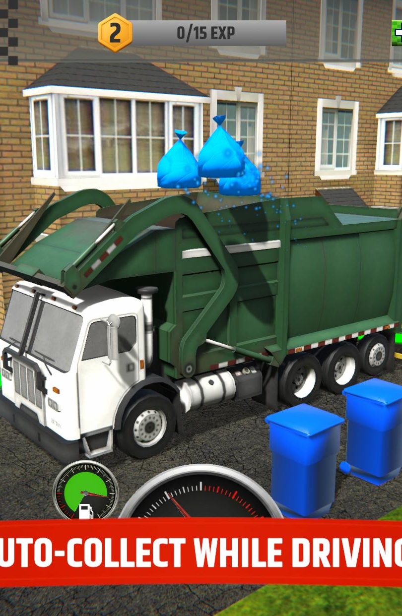 Garbage Truck Driver 3D gameplay screenshot 3