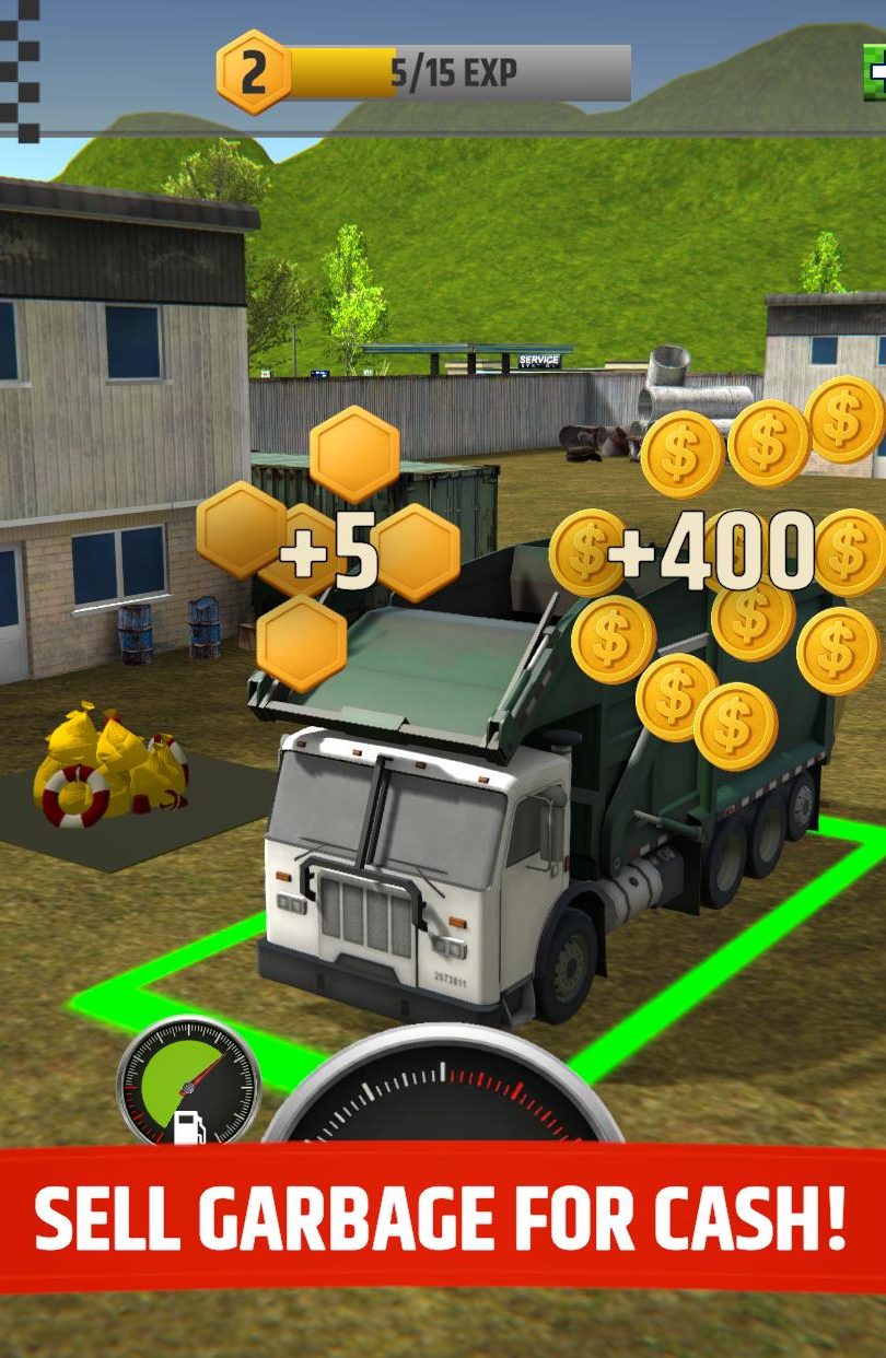 Garbage Truck Driver 3D gameplay screenshot 4