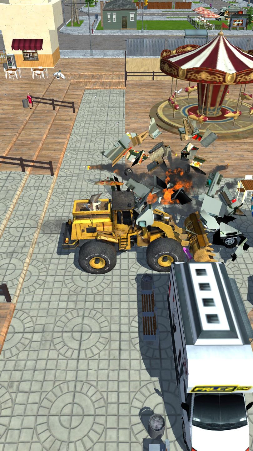 Bulldozer Demolition Simulator gameplay screenshot 4