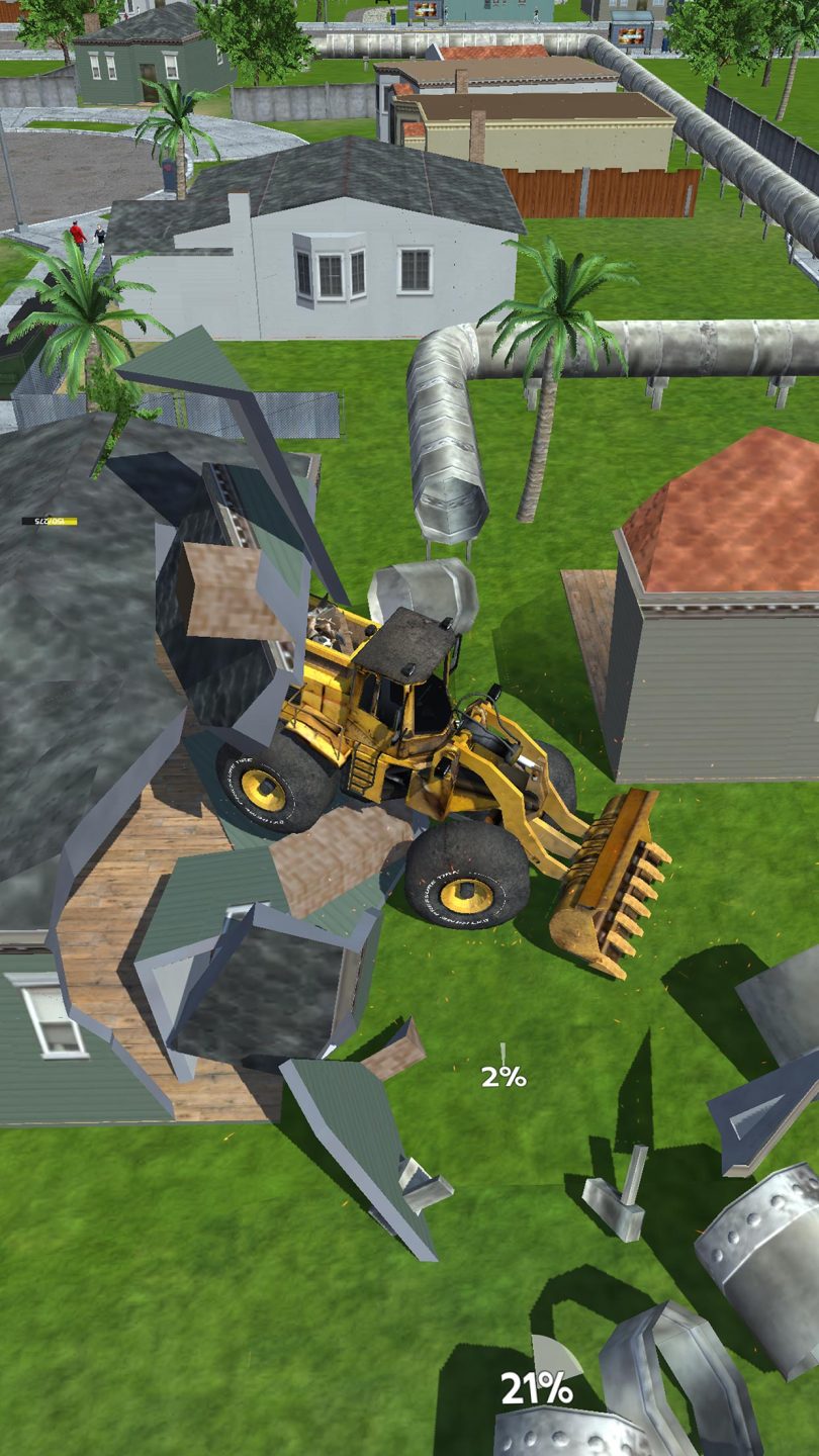 Bulldozer Demolition Simulator gameplay screenshot 5